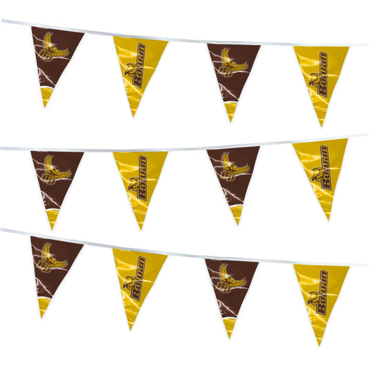 Rowan University Pennant Banner String 4 x 6 inch