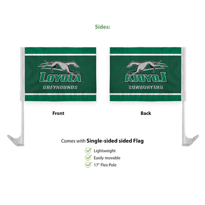 Loyola Maryland University Economy Car Flag 12 x 16 inch