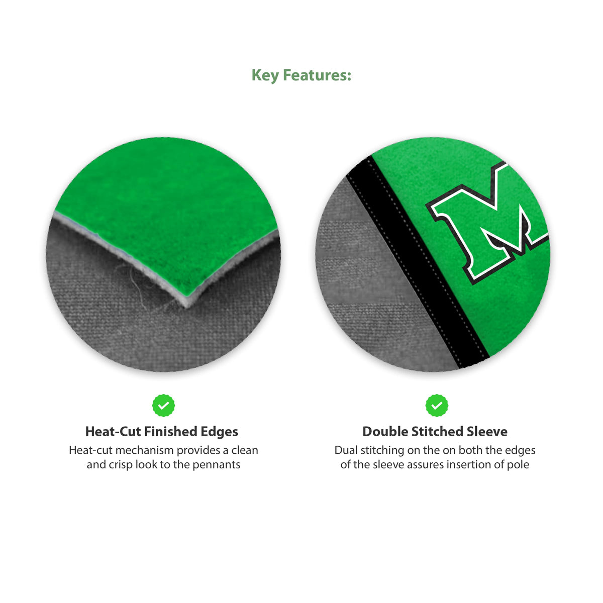 Marshall University Felt Pennant 12 x 30 inch