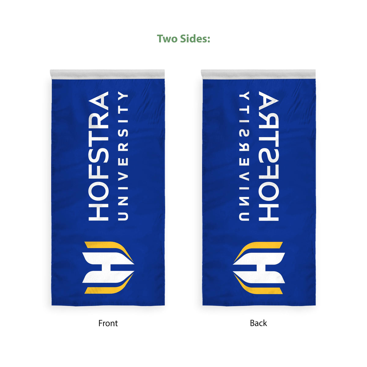 Hofstra University Vertical Banner 2 x 4 ft