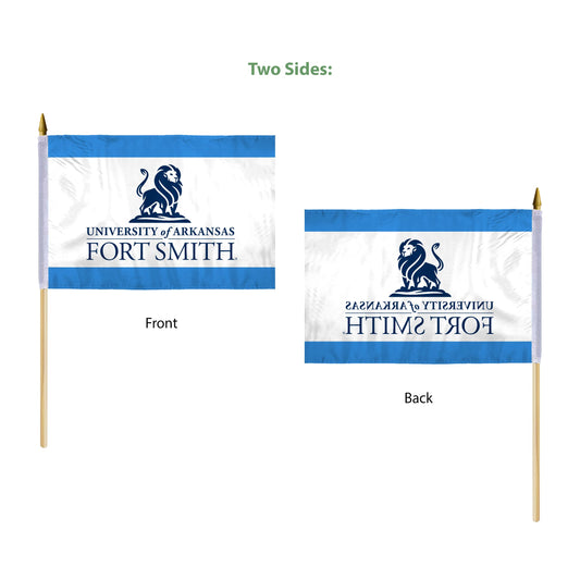University of Arkansas Fort Smith Stick Flag 12 x 18 inch