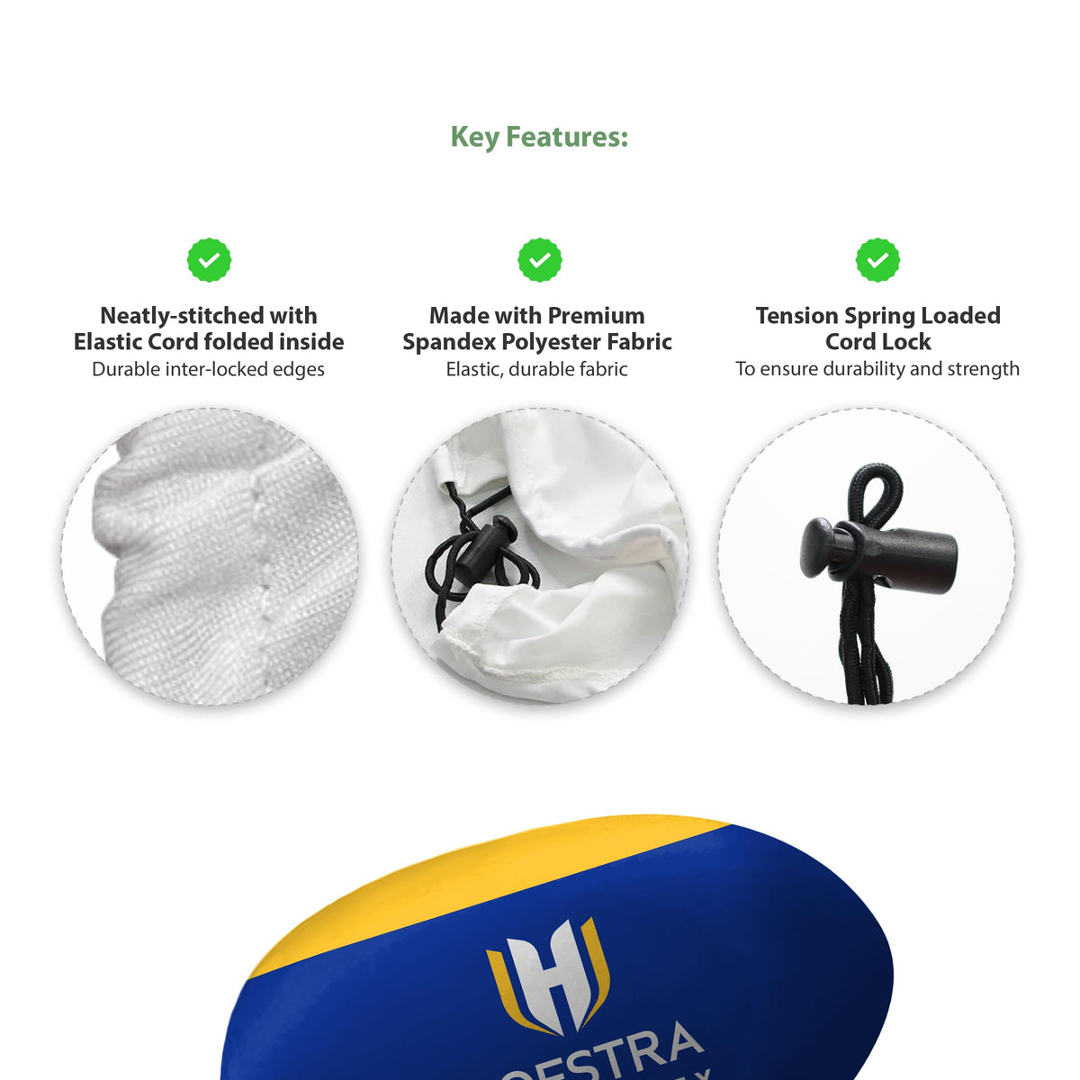 Hofstra University Car Mirror Cover 10.6 x 9.5 inch