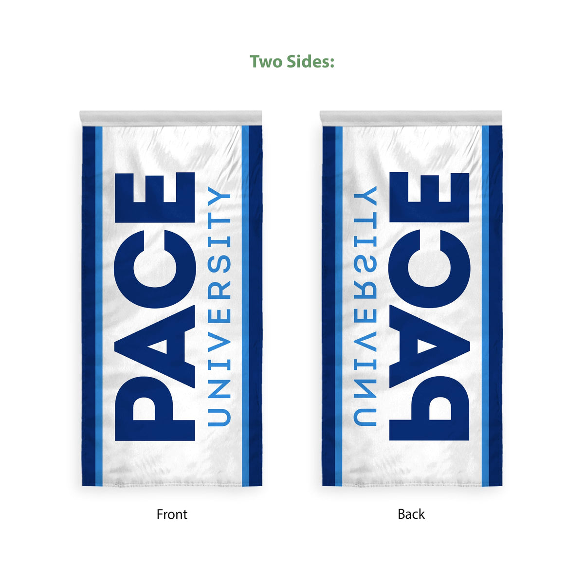 Pace University Vertical Banner 2 x 4 ft