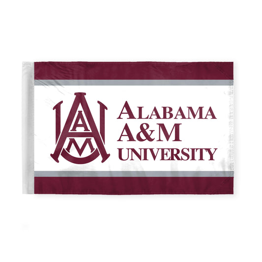 Alabama A&M University Motorcycle Flag 6 x 9 inch