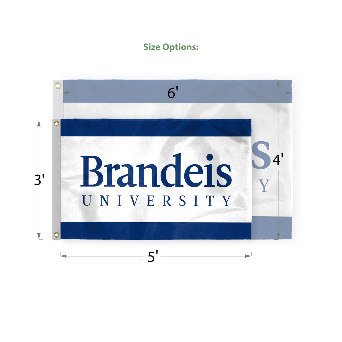 Brandeis University Flag 4 ft x 6 ft