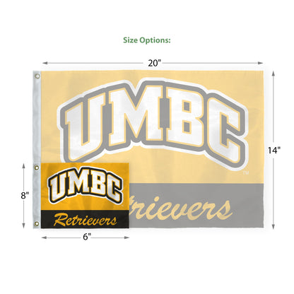 University of Maryland Baltimore County Golf Flag 6 x 8 inch