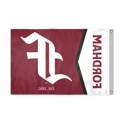 AGAS Fordham University Flag 3 x 5 ft – Single Sided Printed Polyester Fordham Rams Flag – Official NCAA Product – Fordham University Outdoor Flag with Brass Grommets, Canvas Header and Reinforced Stitched Edges for Indoor Outdoor Display