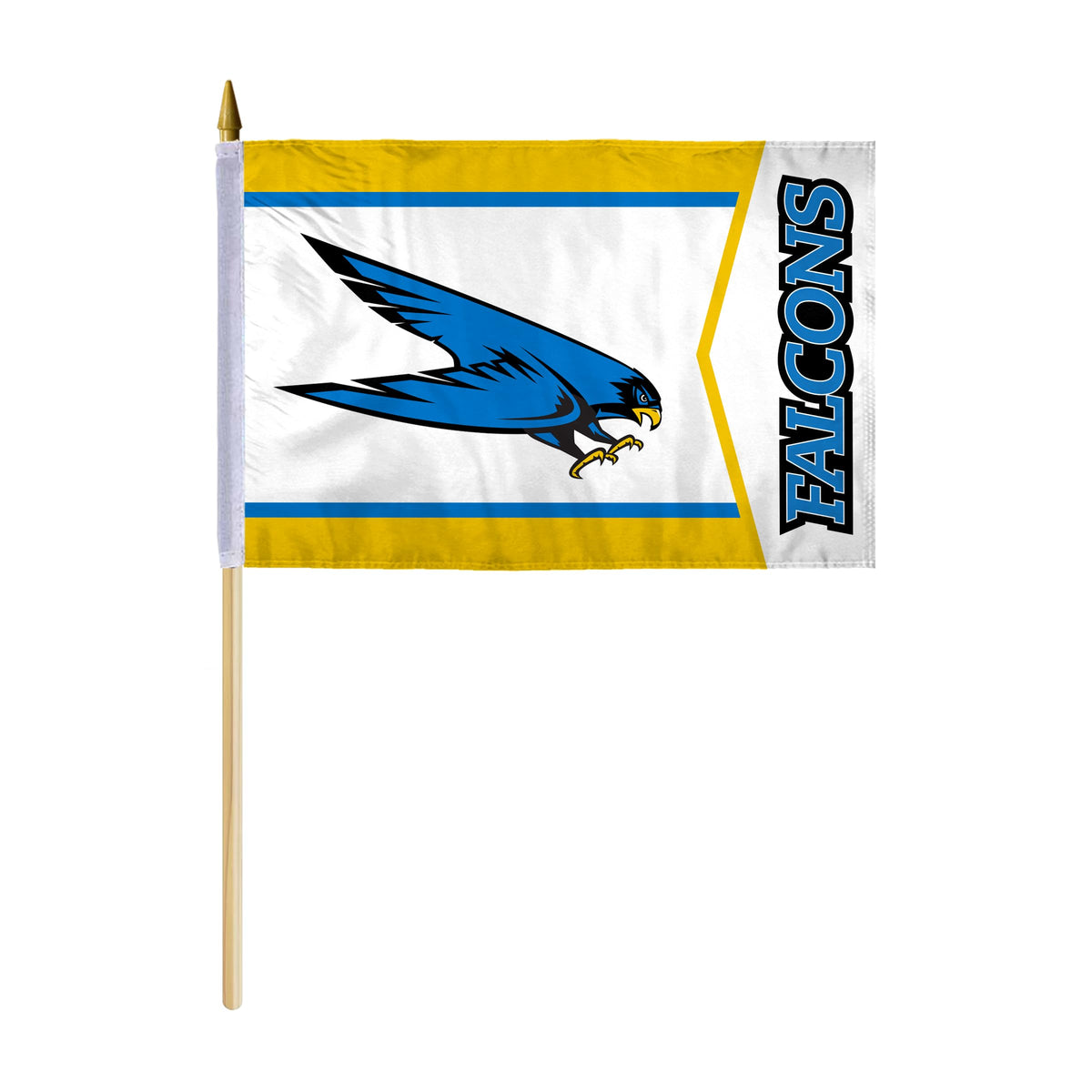 Bentley University Stick Flag 12 x 18 inch