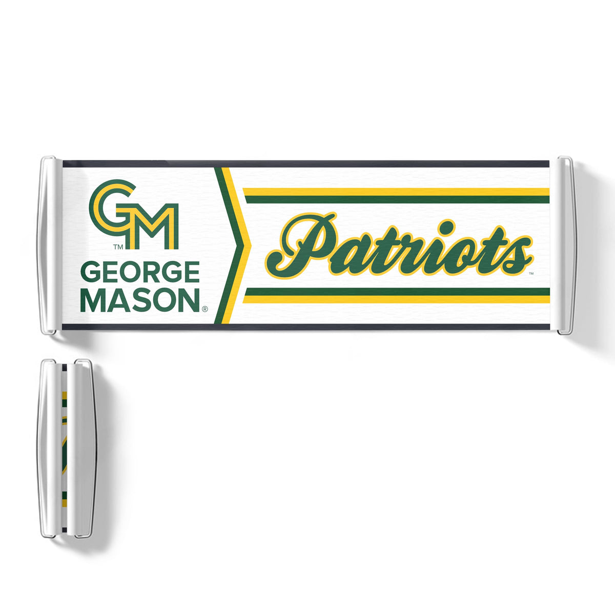 AGAS George Mason GMU University Patriots Scroll Banner - Rolla Banner