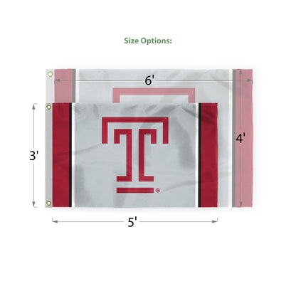 AGAS Temple University TU 3x5 ft Nylon Flags