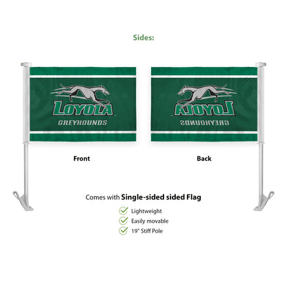 Loyola Maryland University Premium Car Flag 10.5 x 15 inch