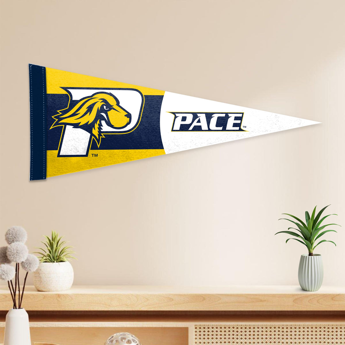 Pace University Felt Pennant 12 x 30 inch