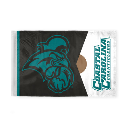 AGAS Coastal Carolina CCU Chanticleers Motorcycle Flag 6 x 9 Polyester – 3/8" Pole Sleeve – Flag Only - CCU Bike Flags