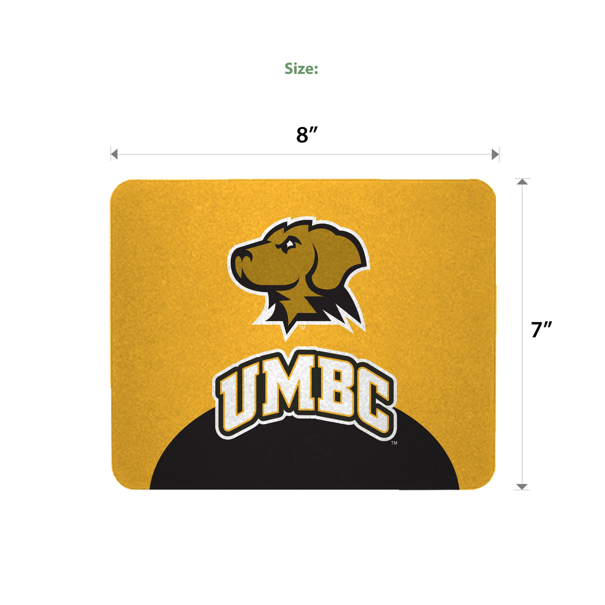 University of Maryland Baltimore County Mouse Pad 8 x 7 inch