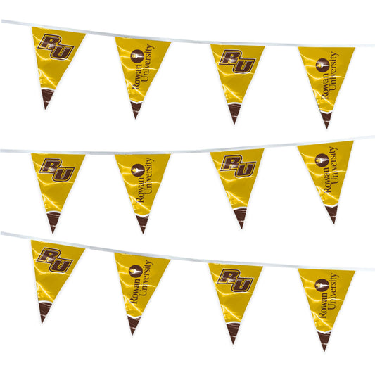 Rowan University Pennant Banner String 4 x 6 inch
