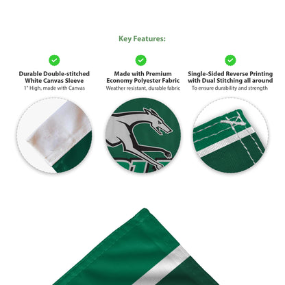 Loyola Maryland University Premium Car Flag 10.5 x 15 inch