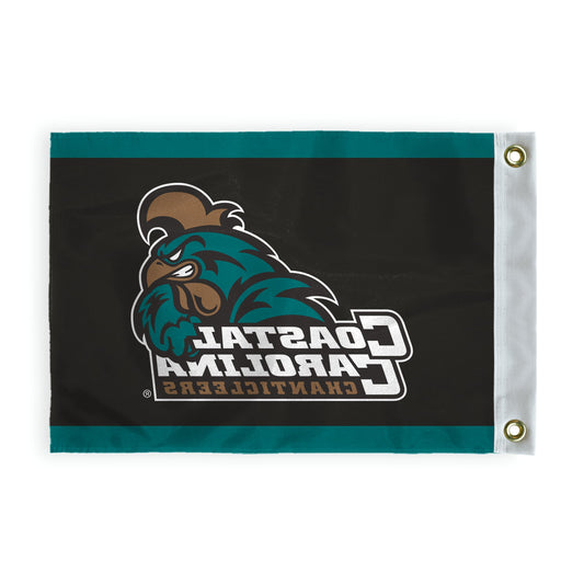 AGAS Coastal Carolina Chanticleers Banner for Golf Course Brass Grommets 6x8 inches, Waterproof Durable 200D Nylon, Ideal for Backyard Practice Mini Putting Green, Country Club