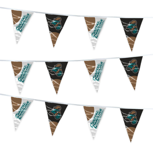AGAS Coastal Carolina CCU University Pennant String Triangle flag football for Birthday Parties Chanticleers Theme Party - 15FT