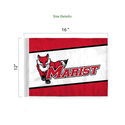 Marist University Economy Car Flag 12 x 16 inch