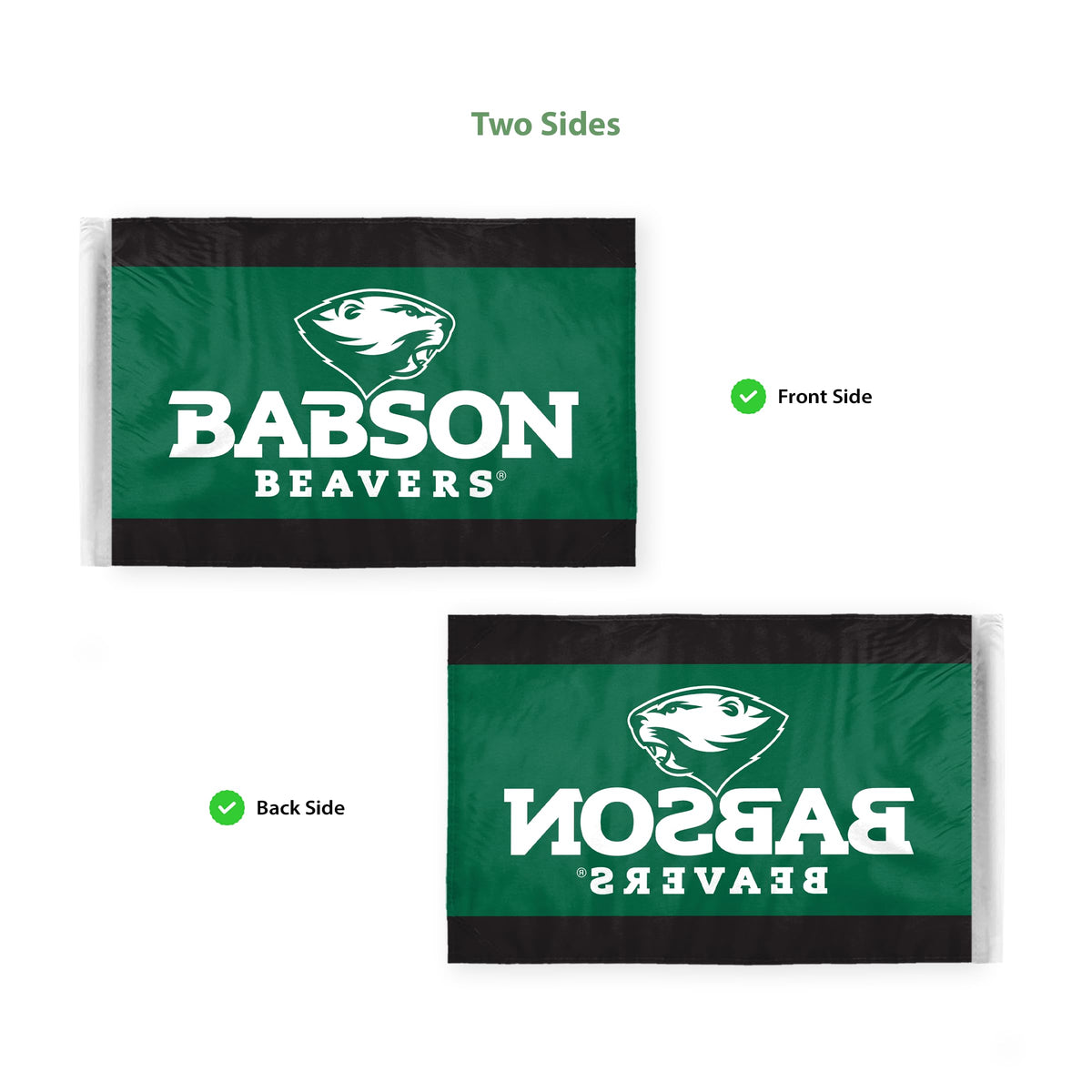 Babson College Motorcycle Flag 6 x 9 inch