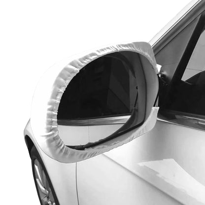 US Naval Academy Car Mirror Covers with N-Star Logo, Large- 4-Way Durable Stretchy Material Spandex Poly, Weather Resistant