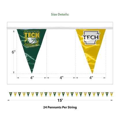 Arkansas Tech University Pennant String 4 x 6 inch