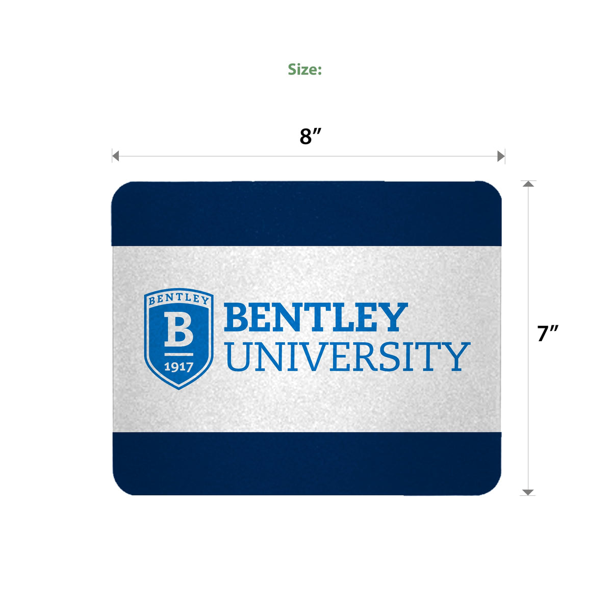 Bentley University Mouse Pad 8 x 7 inch