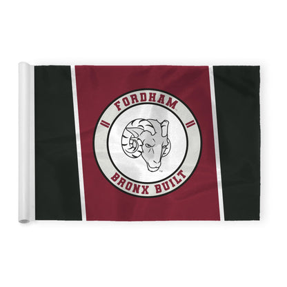 AGAS Fordham University Golf Flag 14 x 20 inch – Single Sided Printed Nylon Fordham Rams Flag Bronx Built Design – Official NCAA Product – Fordham University Golf Flag with Plastic Tube Insert and Reinforced Stitched Edges for Outdoor Display