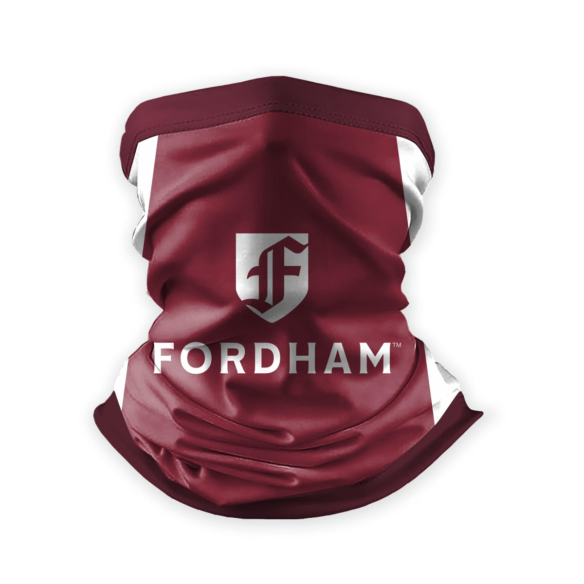 AGAS Fordham University Neck Gaiter 9 x 10 inch – Single Sided Printed Stretch Polyester Fordham Rams Gaiter with F Logo – Official NCAA Product – Fordham University Face Cover
