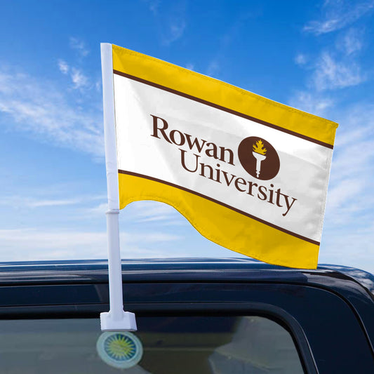 Rowan University Economy Car Flag 12 x 16 inch