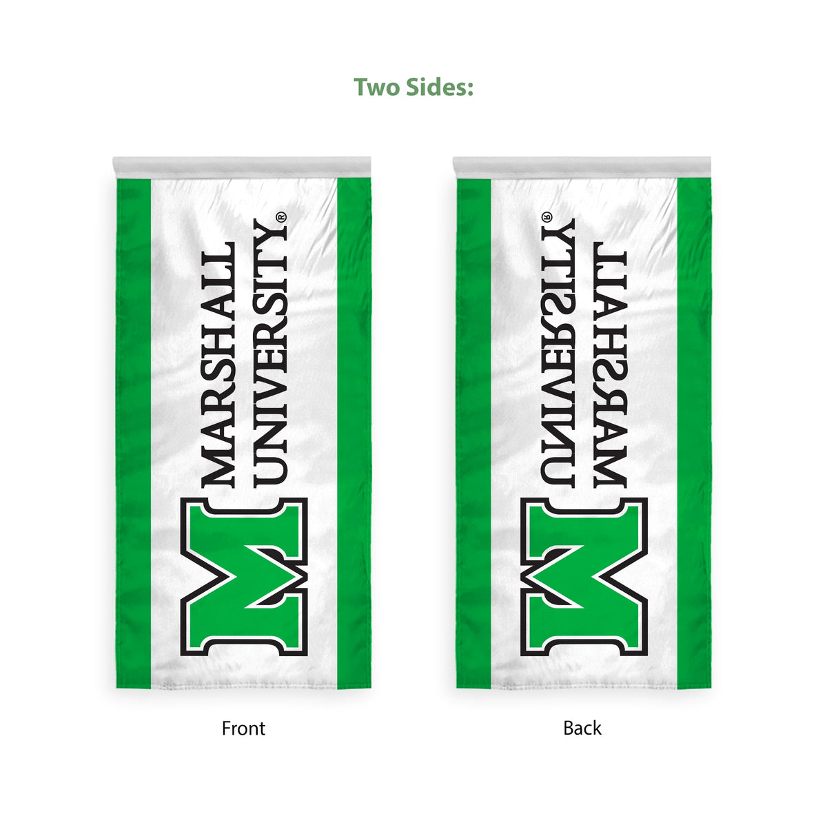 Marshall University Vertical Banner 2 x 4 ft