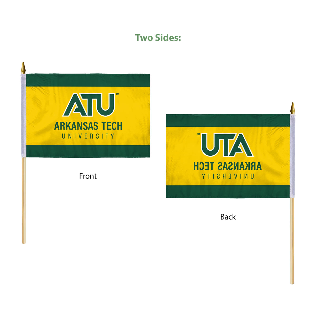 Arkansas Tech University Stick Flag 12 x 18 inch