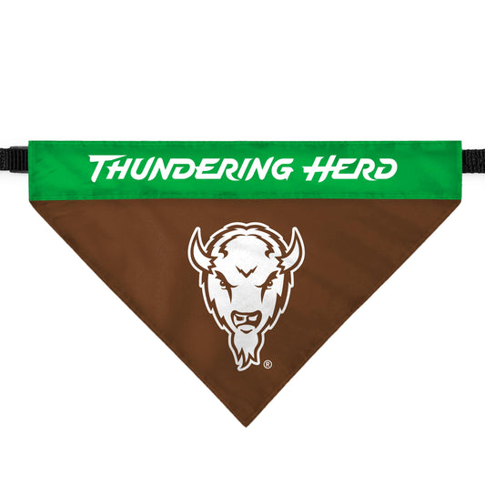 Marshall University Pet Bandana 14.75 x 9.5 inch
