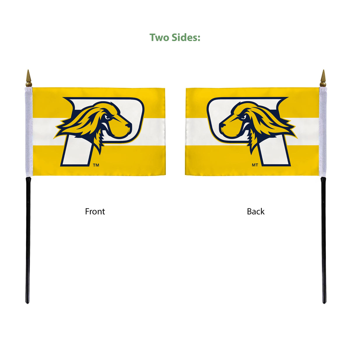 Pace University Stick Flag 4 x 6 inch