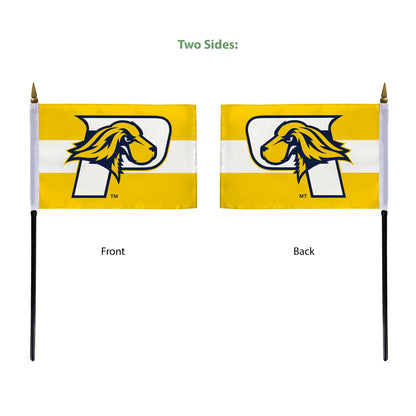 Pace University Stick Flag 4 x 6 inch