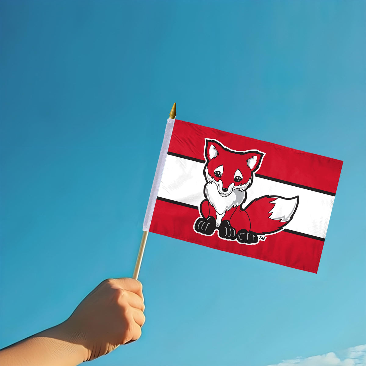 Marist University Stick Flag 12 x 18 inch