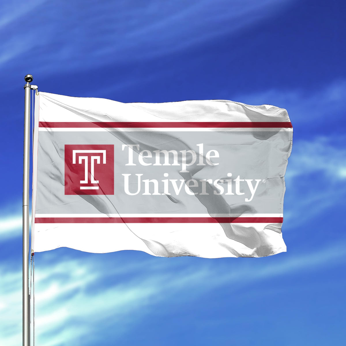 AGAS Temple University TU 3x5 ft Poly Flags