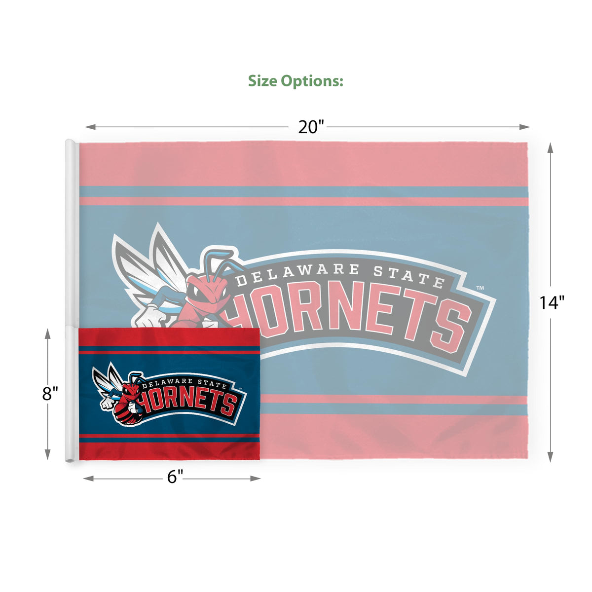 Delaware State University Golf Flag 6 x 8 inch