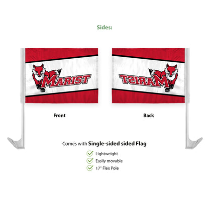 Marist University Economy Car Flag 12 x 16 inch