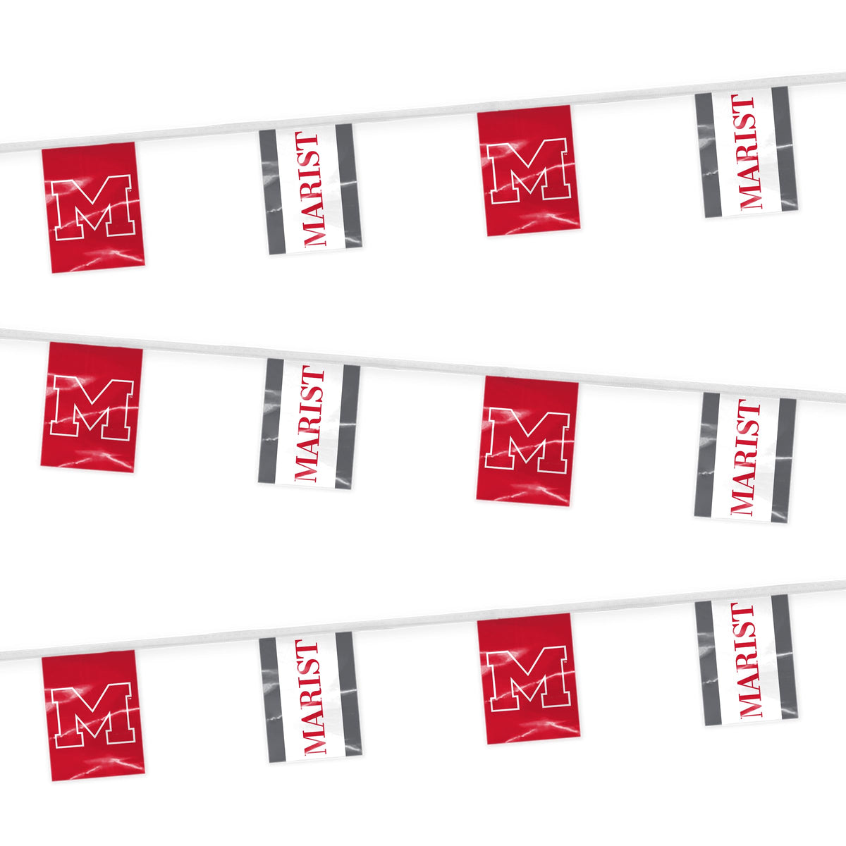 Marist University Rectangle Pennant String 9 x 12 inch