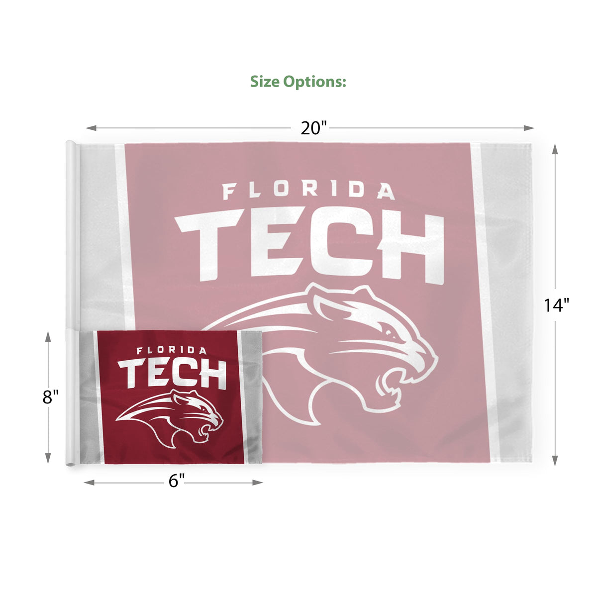 Florida Institute of Technology Golf Flag 14 x 20 inch
