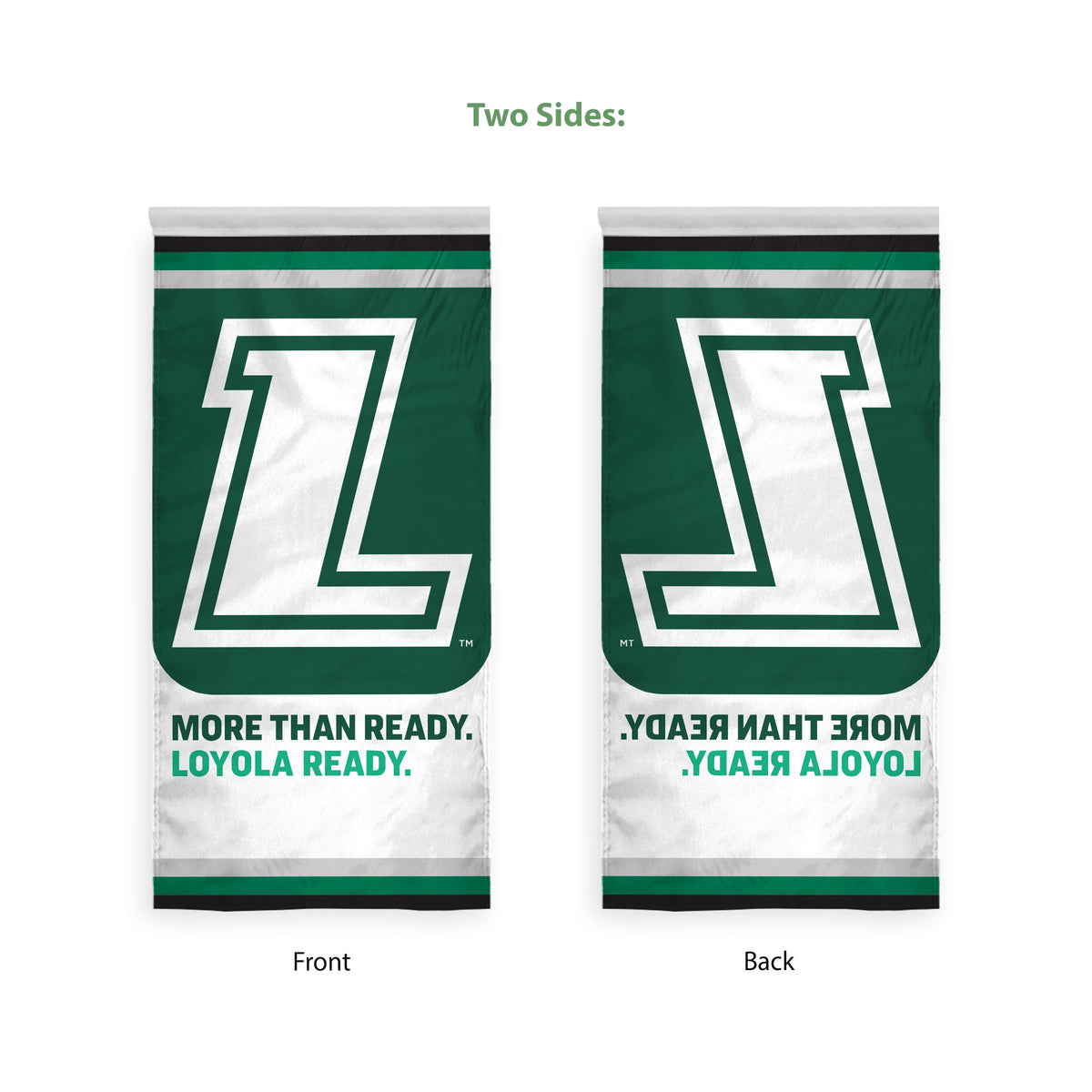 Loyola University Maryland Vertical Banner 2 x 4 ft