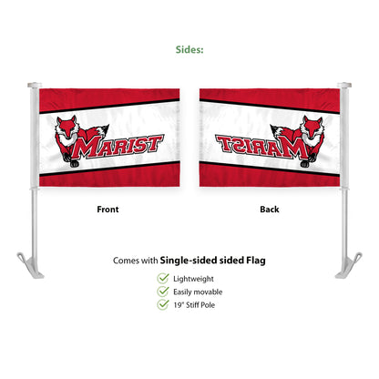 Marist University Premium Car Flag 10.5 x 15 inch