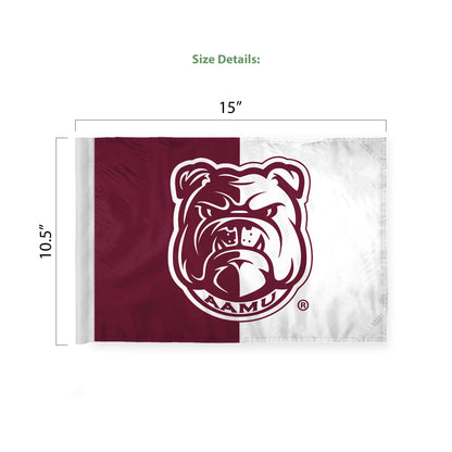 Alabama A&M University Car Flag 10.5 x 15 inch