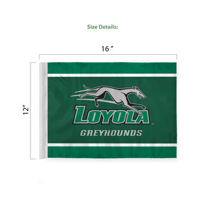 Loyola Maryland University Economy Car Flag 12 x 16 inch