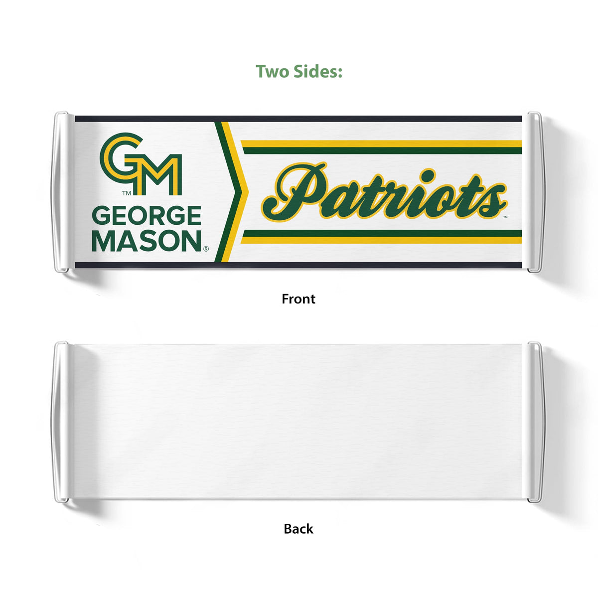 AGAS George Mason GMU University Patriots Scroll Banner - Rolla Banner