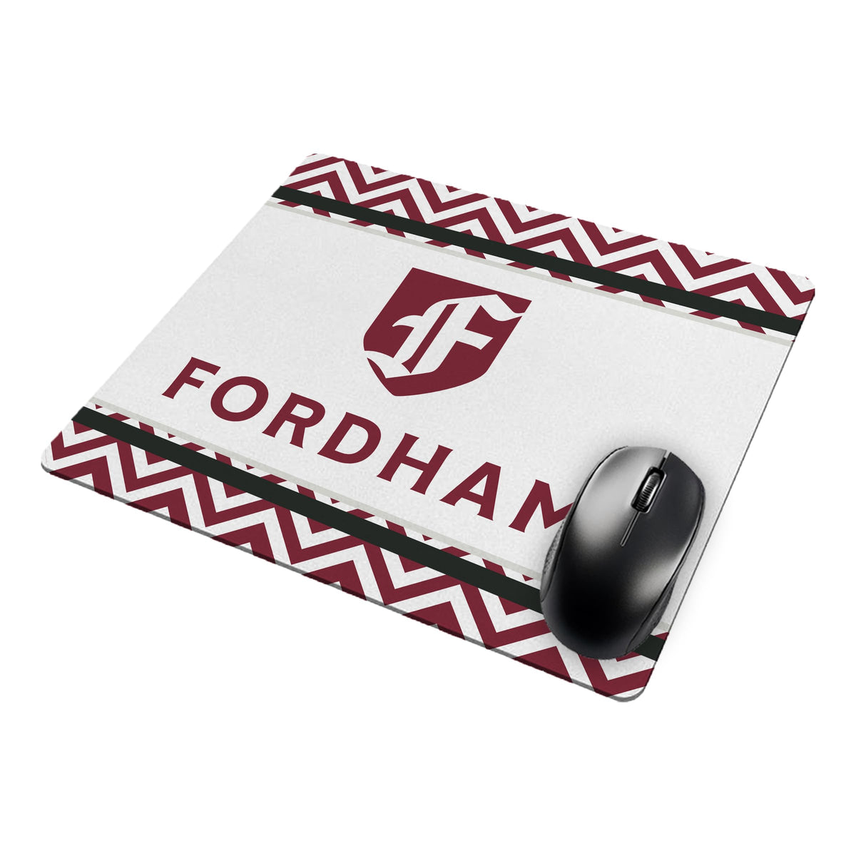 AGAS Fordham University Mouse Pad 8 x 7 inch – Single Sided Printed Neoprene Fordham Rams Pad with F Logo – Official NCAA Product – Fordham University Mouse Pad with Non Slip Rubber Base