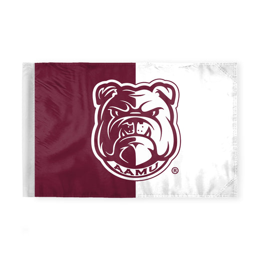 Alabama A&M University Motorcycle Flag 6 x 9 inch