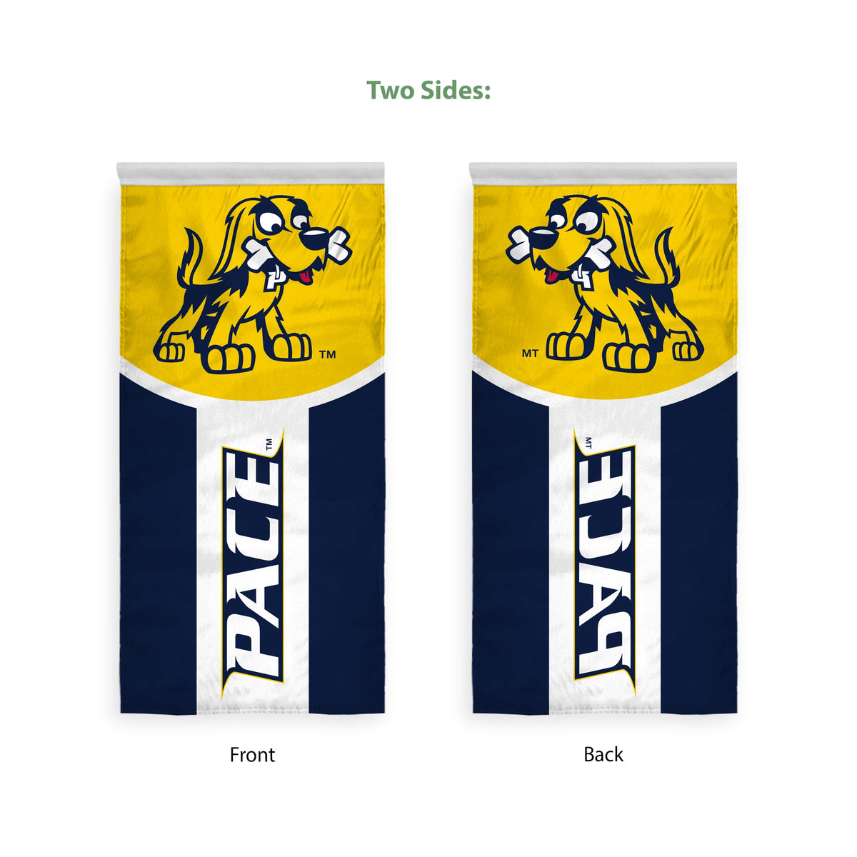 Pace University Vertical Banner 2 x 4 ft
