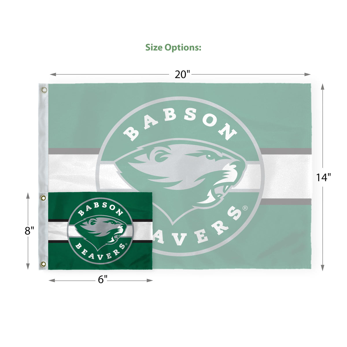 Babson College Golf Flag 6 x 8 inch